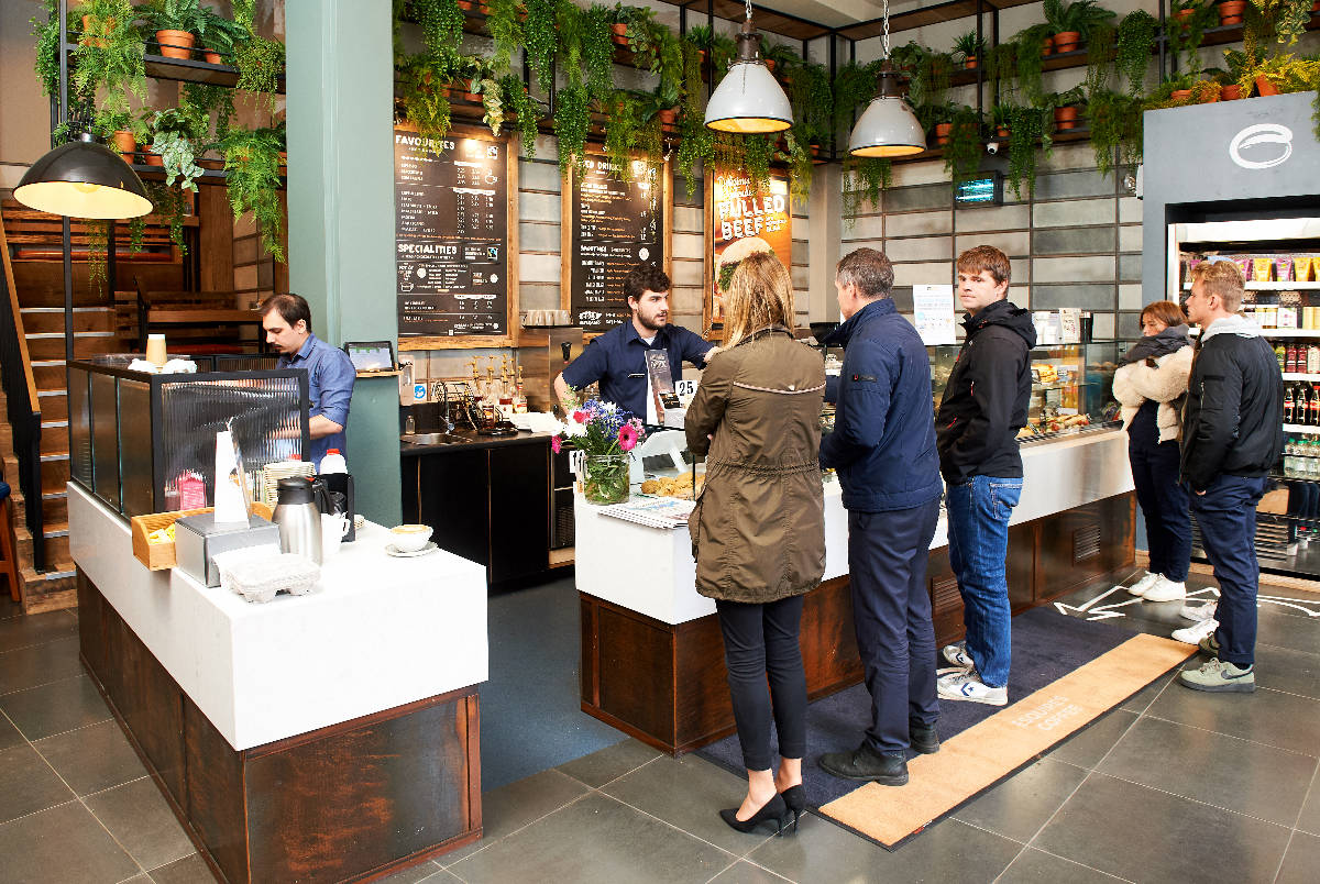 Esquires Coffee, Talbot Street, Dublin, Ireland Paul Haffey Design